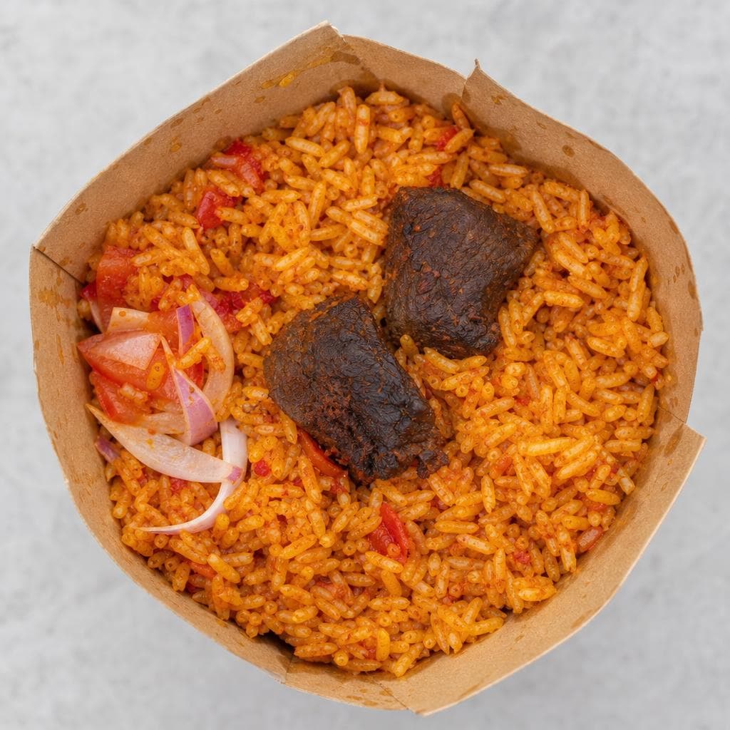 Jollof Rice + Grilled Chicken